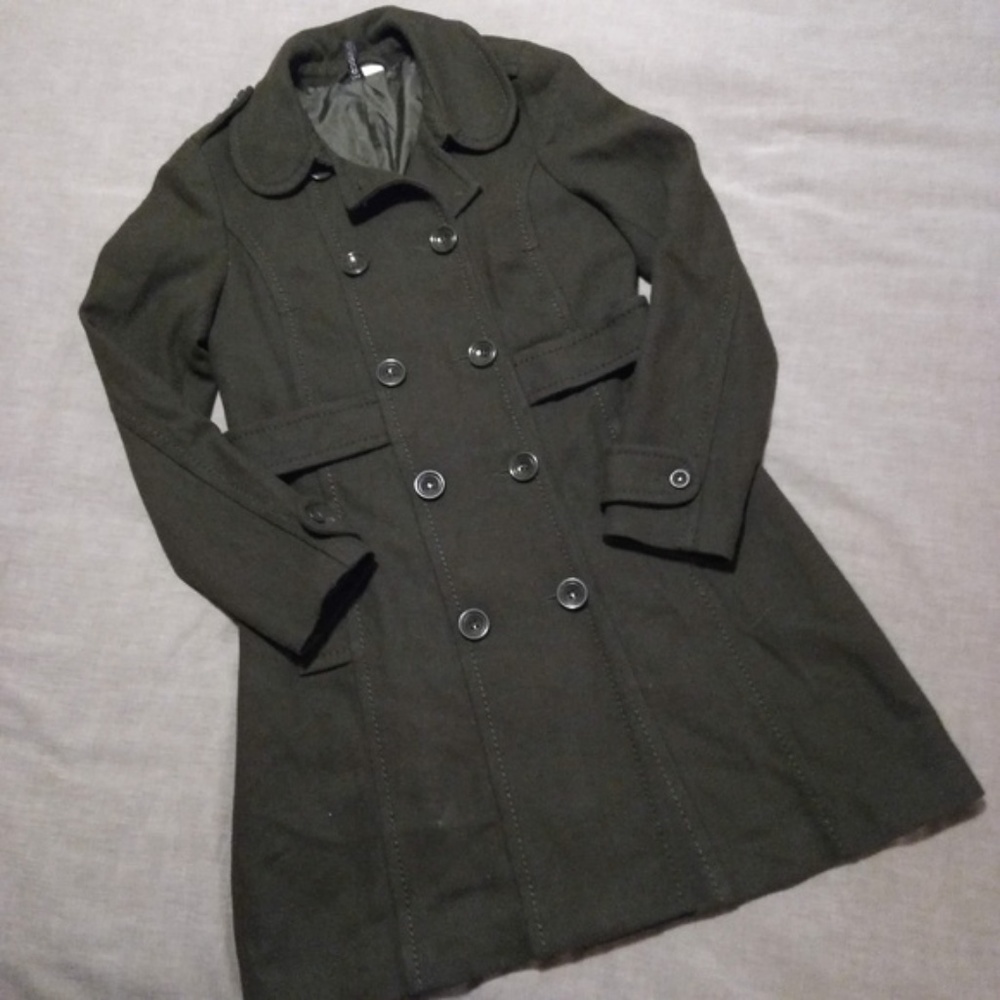 REPOST H&M Wool Blend Pea Coat Size 10